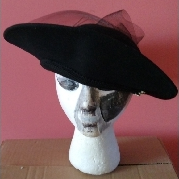 doeskin Accessories - Doeskin Wool Designer w Satin flower band  $34+fre